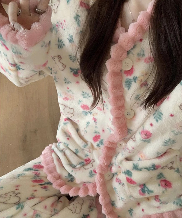 캣스트릿 무료배송 [파자마세트] 소녀겨울 홈웨어 수면잠옷세트 B.코디세트 캣스트릿 캣스트릿